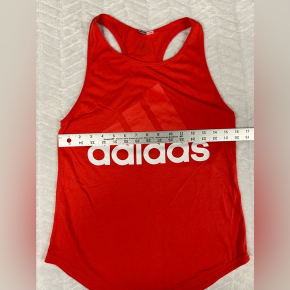 Adidas racerback tank top, girls size L red/orage - Picture 6 of 9